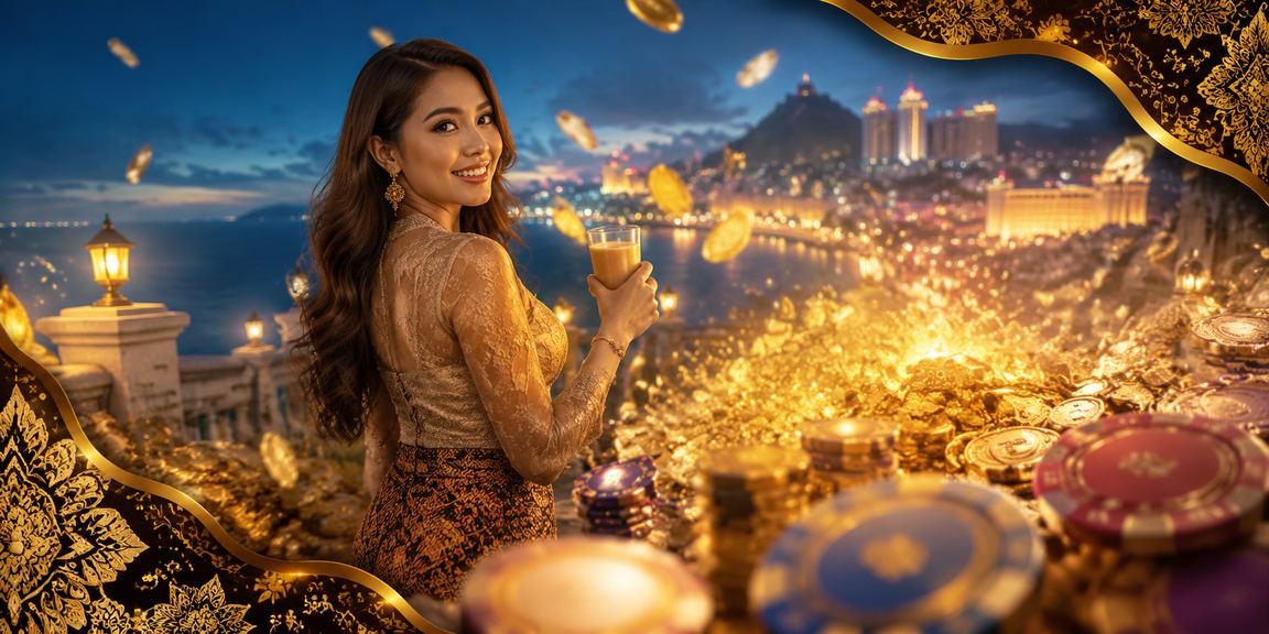 Suasana poker di Genting Highlands dengan sentuhan batik Malaysia melalui platform 965