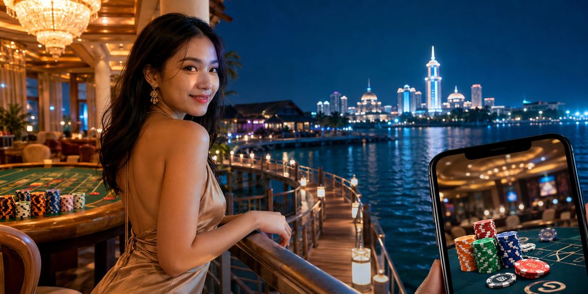 Pemain di Terengganu menggunakan aplikasi kasino mudah alih 965 pada telefon Android